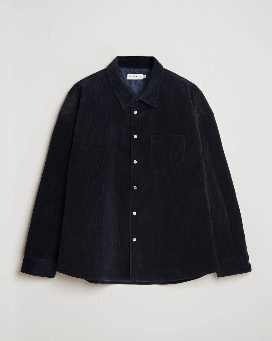 Homme | Chemises | FRAME | Relaxed Corduroy Overshirt Dark Navy