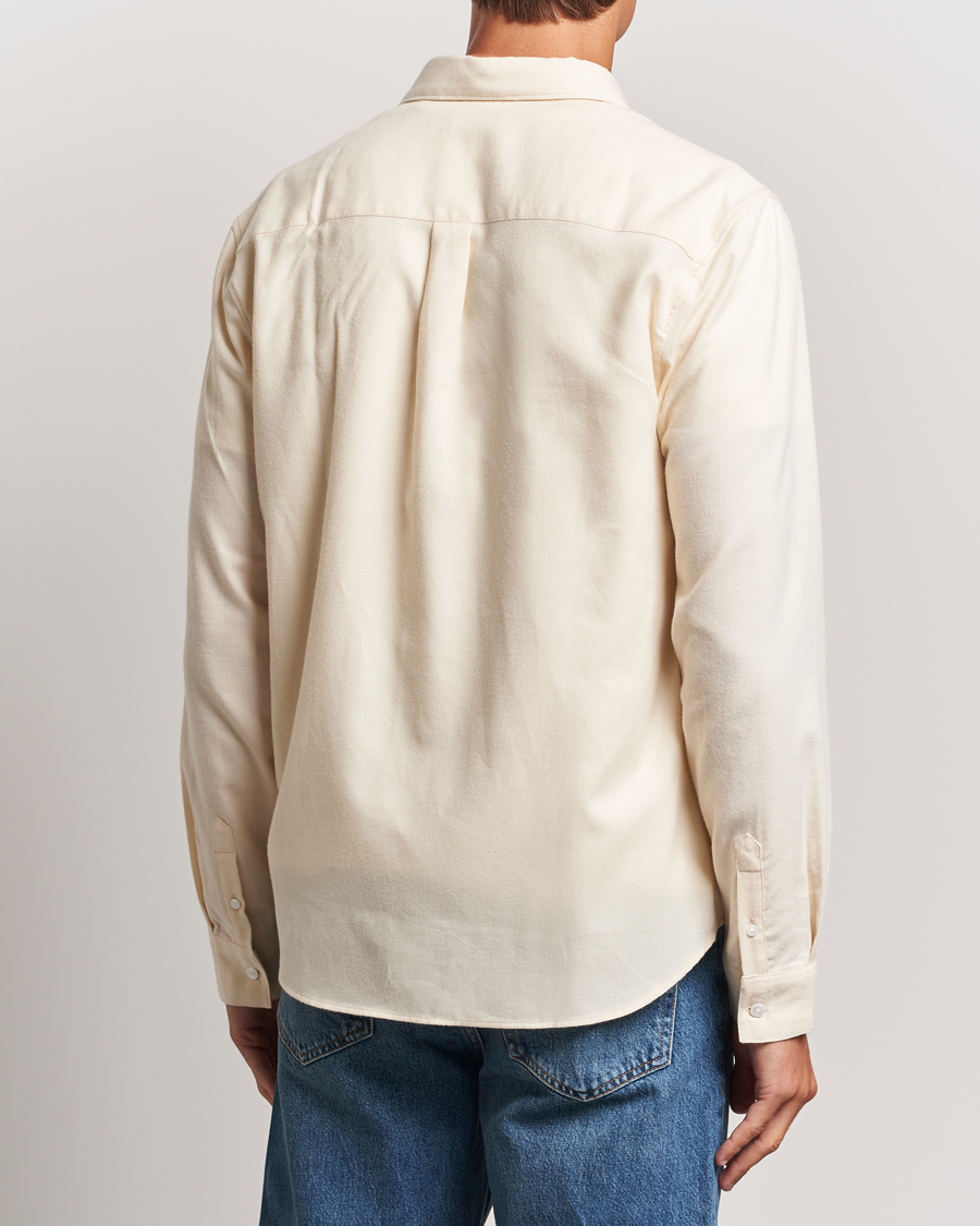 Homme | Chemises | FRAME | Double Pocket Wool Blend Shirt Off White
