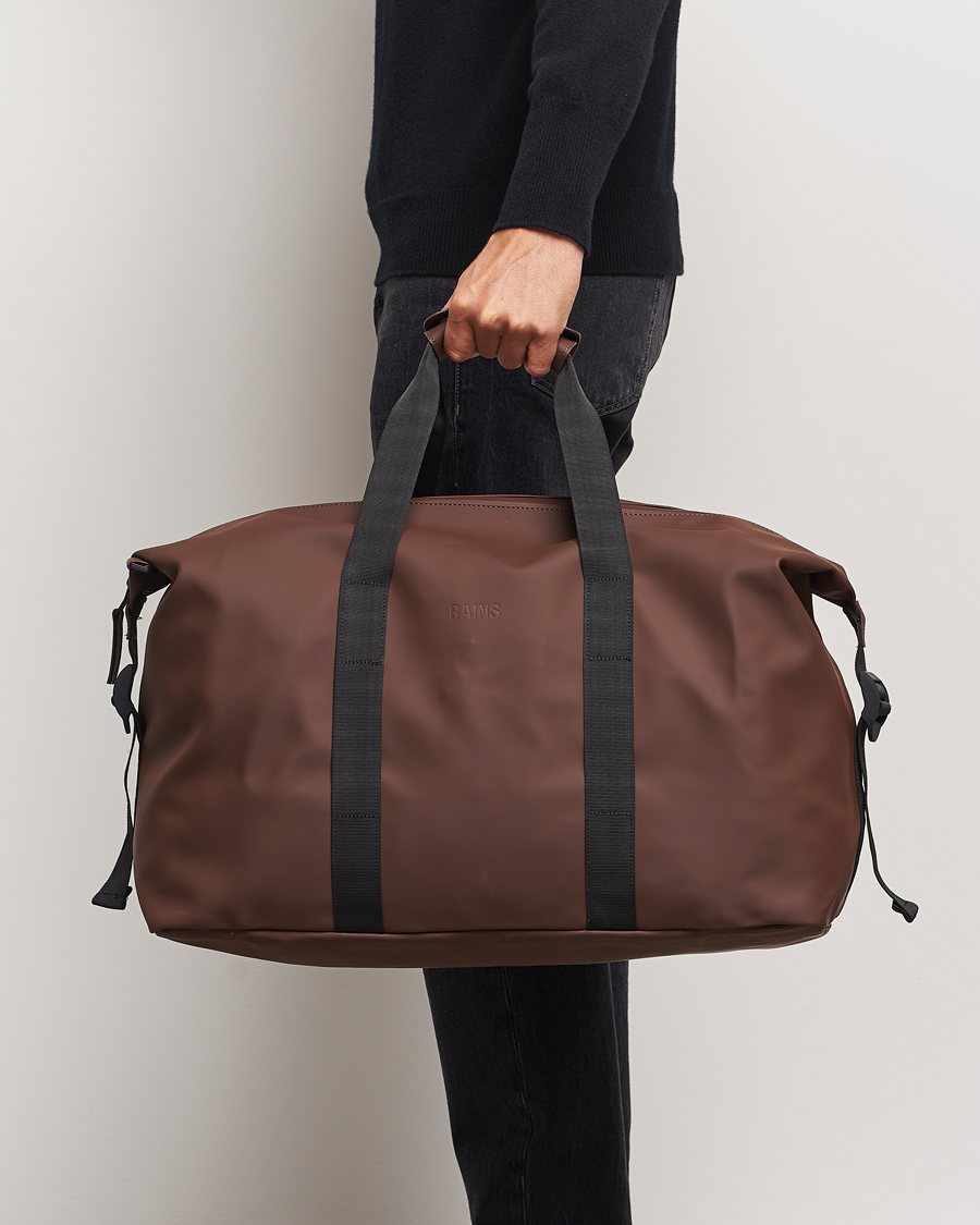 Homme | RAINS Hilo Weekendbag Frame Brown | RAINS | Hilo Weekendbag Frame Brown