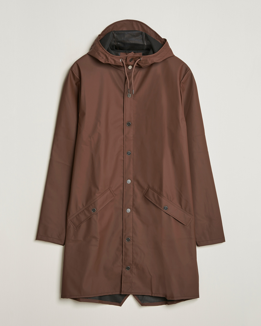 Homme | Manteaux Et Vestes | RAINS | Long Jacket Frame Brown