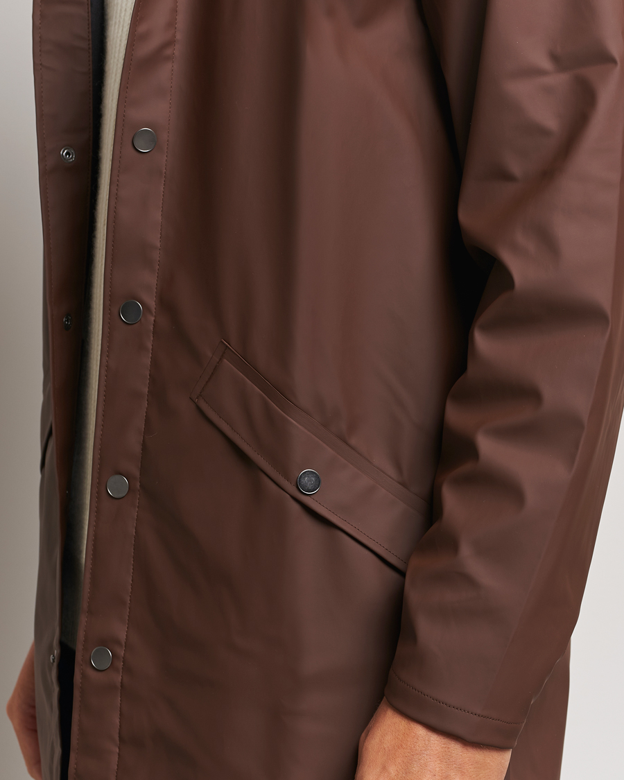 Homme | Manteaux Et Vestes | RAINS | Long Jacket Frame Brown