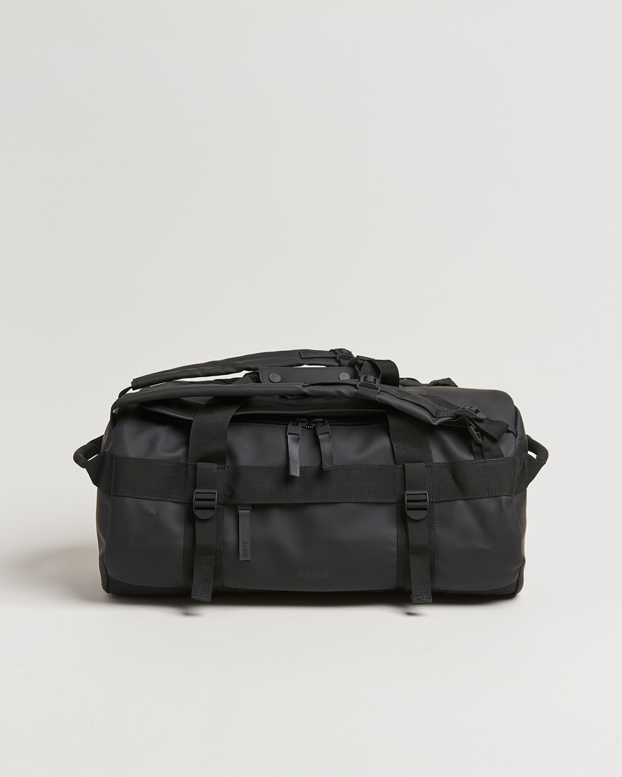 Homme | RAINS Texel Small Duffel Bag Black | RAINS | Texel Small Duffel Bag Black