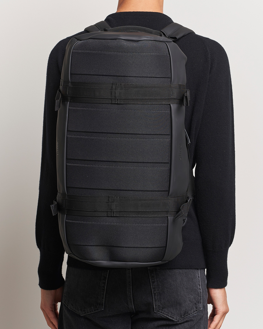 Homme | RAINS Texel Small Duffel Bag Black | RAINS | Texel Small Duffel Bag Black