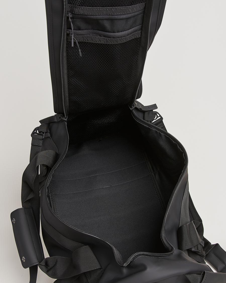 Homme | RAINS Texel Small Duffel Bag Black | RAINS | Texel Small Duffel Bag Black