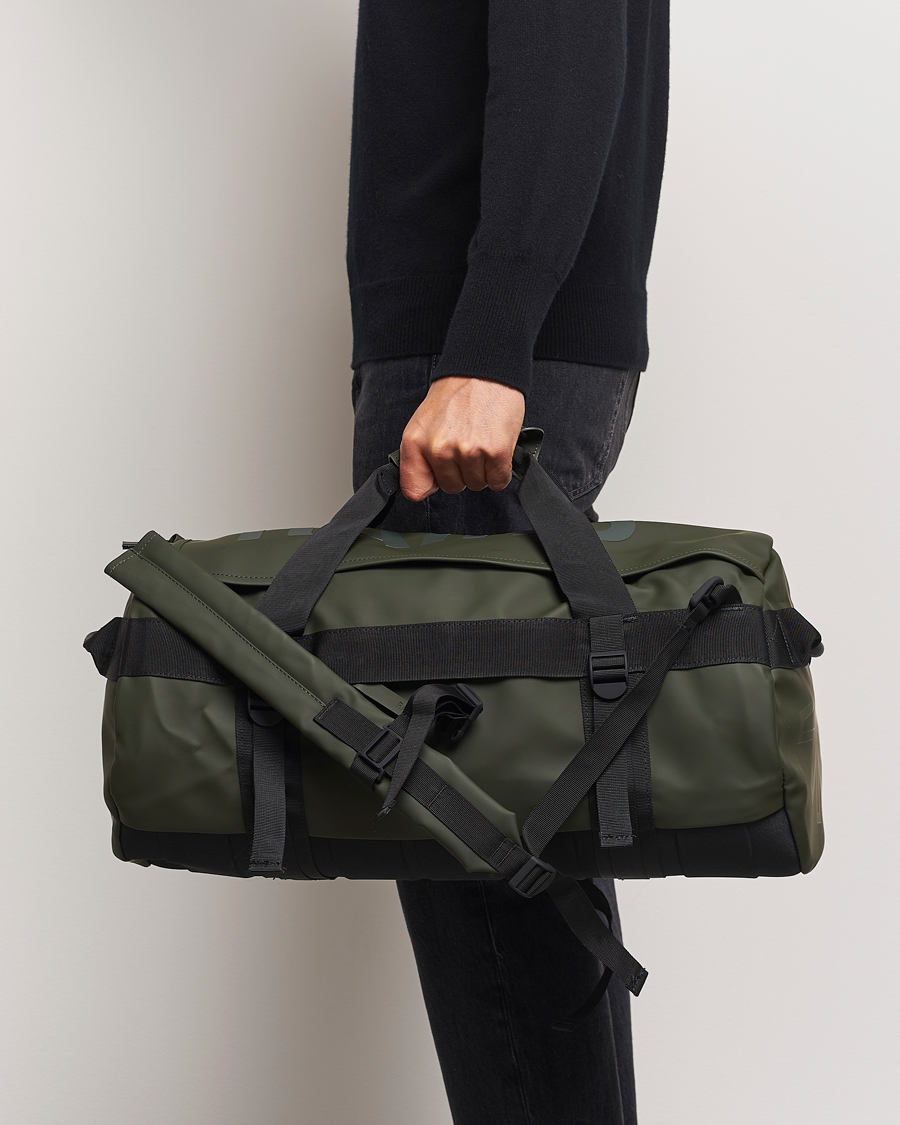 Homme | RAINS Texel Small Duffel Bag Green | RAINS | Texel Small Duffel Bag Green