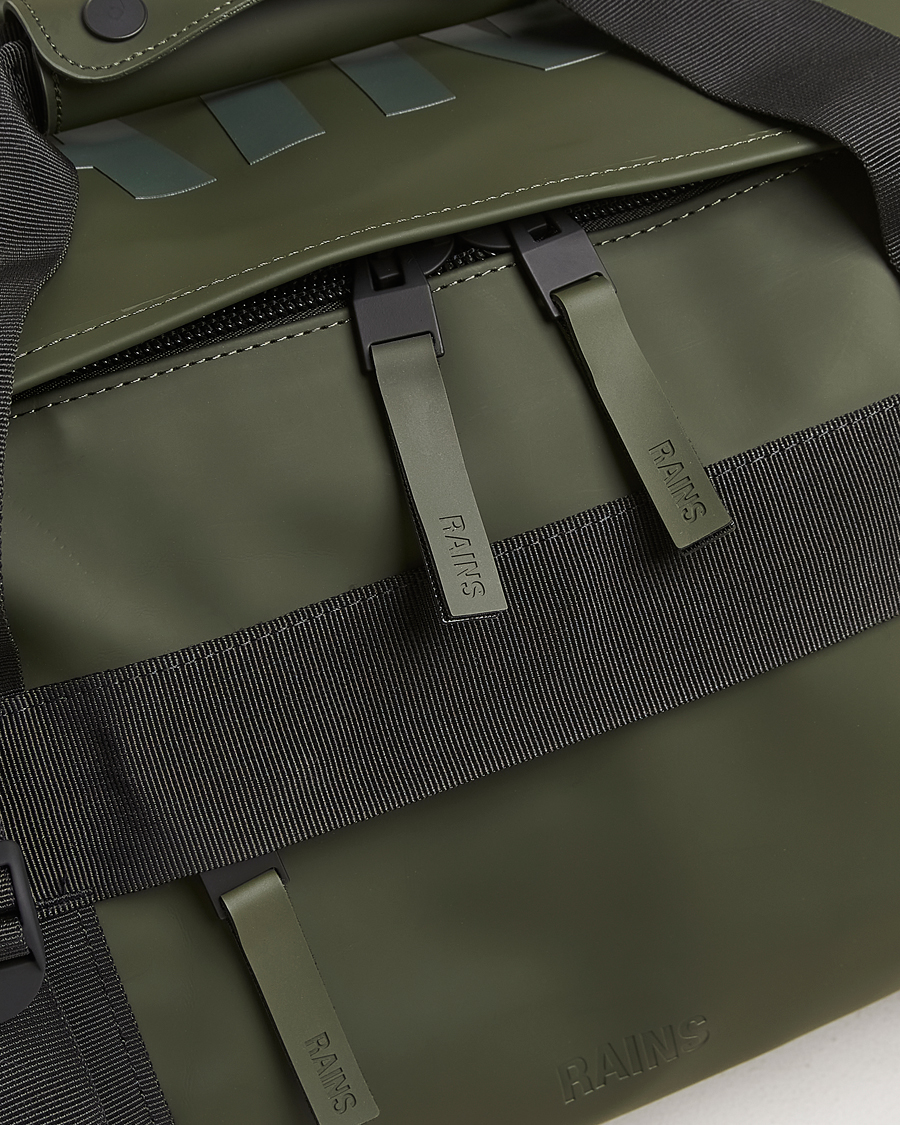 Homme | RAINS Texel Small Duffel Bag Green | RAINS | Texel Small Duffel Bag Green