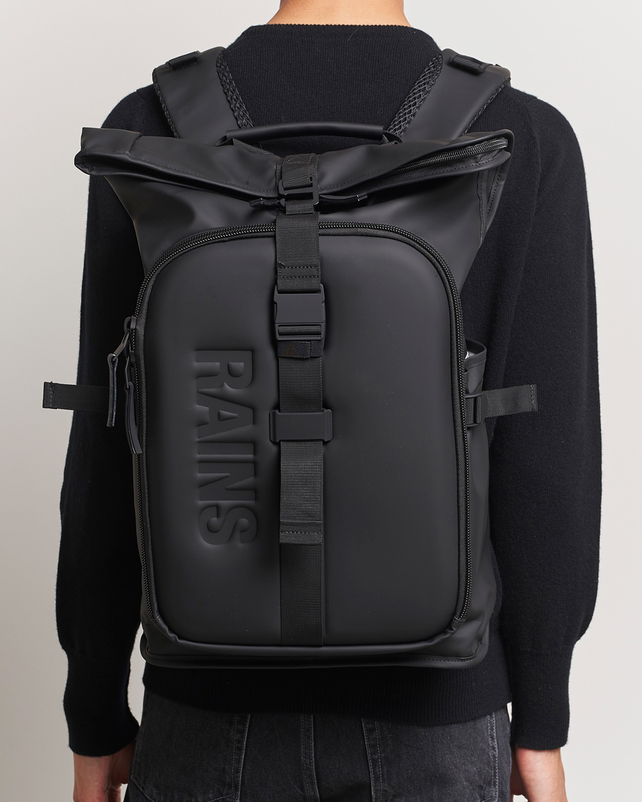 Homme | RAINS Texel Moulded Backpack Black | RAINS | Texel Moulded Backpack Black