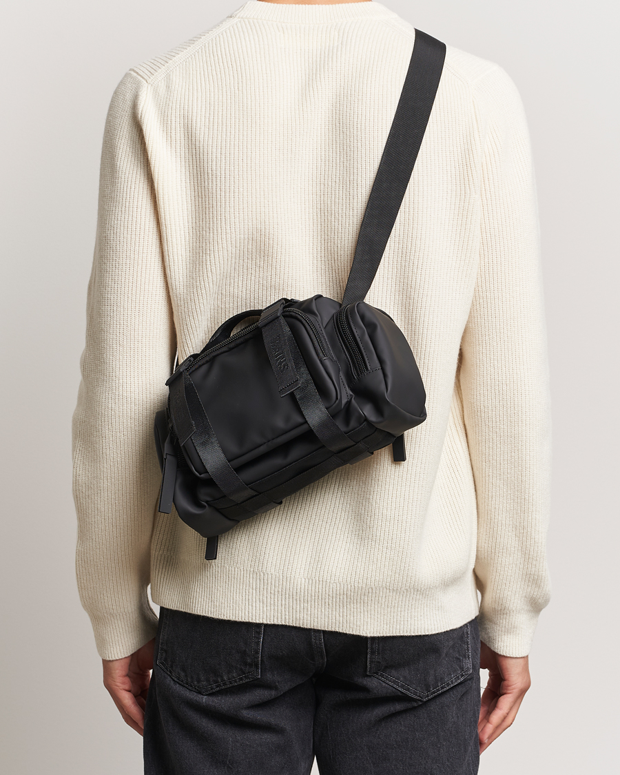 Homme | RAINS Trail Crossbody Bag Black | RAINS | Trail Crossbody Bag Black