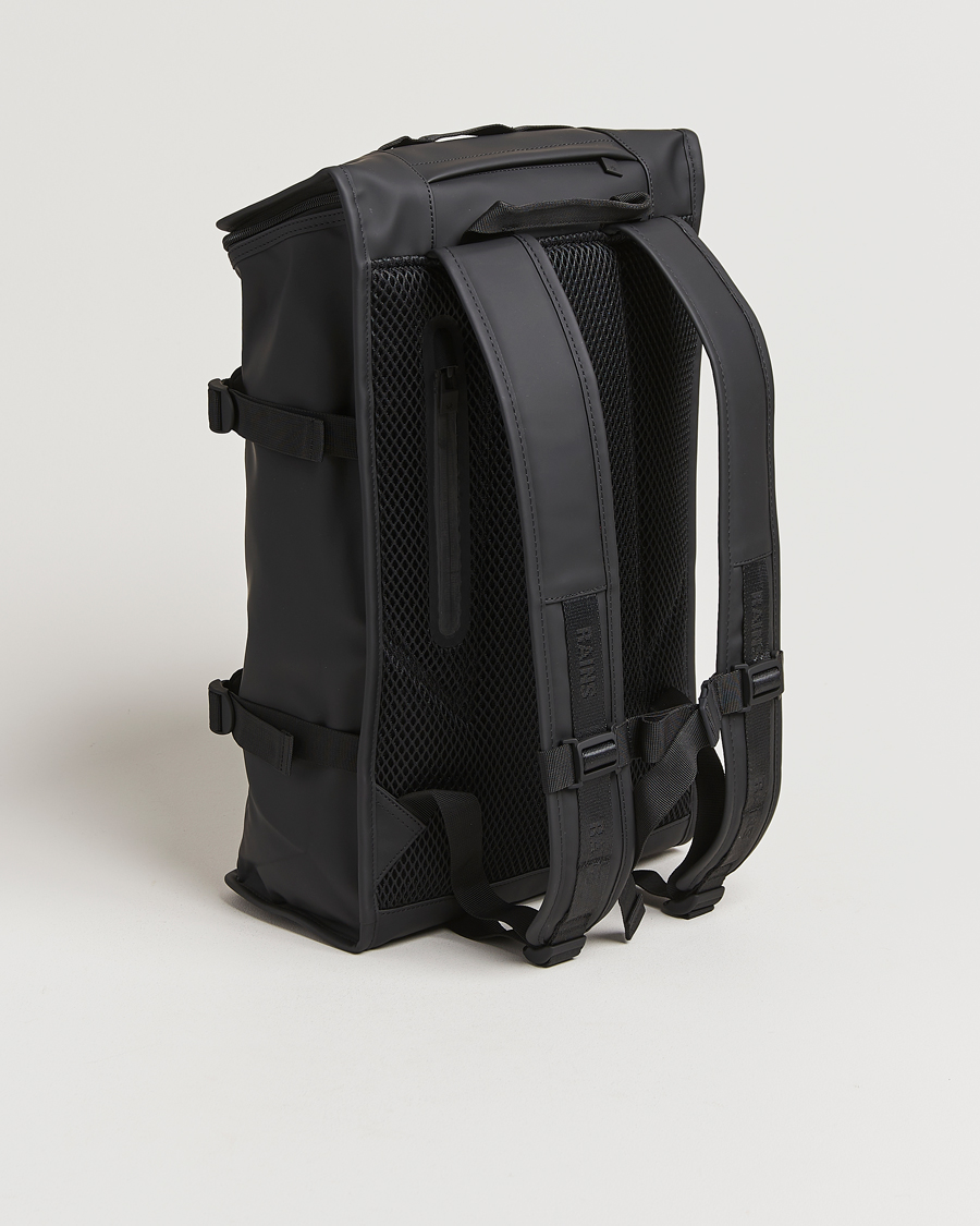 Homme | RAINS Trail Mountaineer Backpack Black | RAINS | Trail Mountaineer Backpack Black