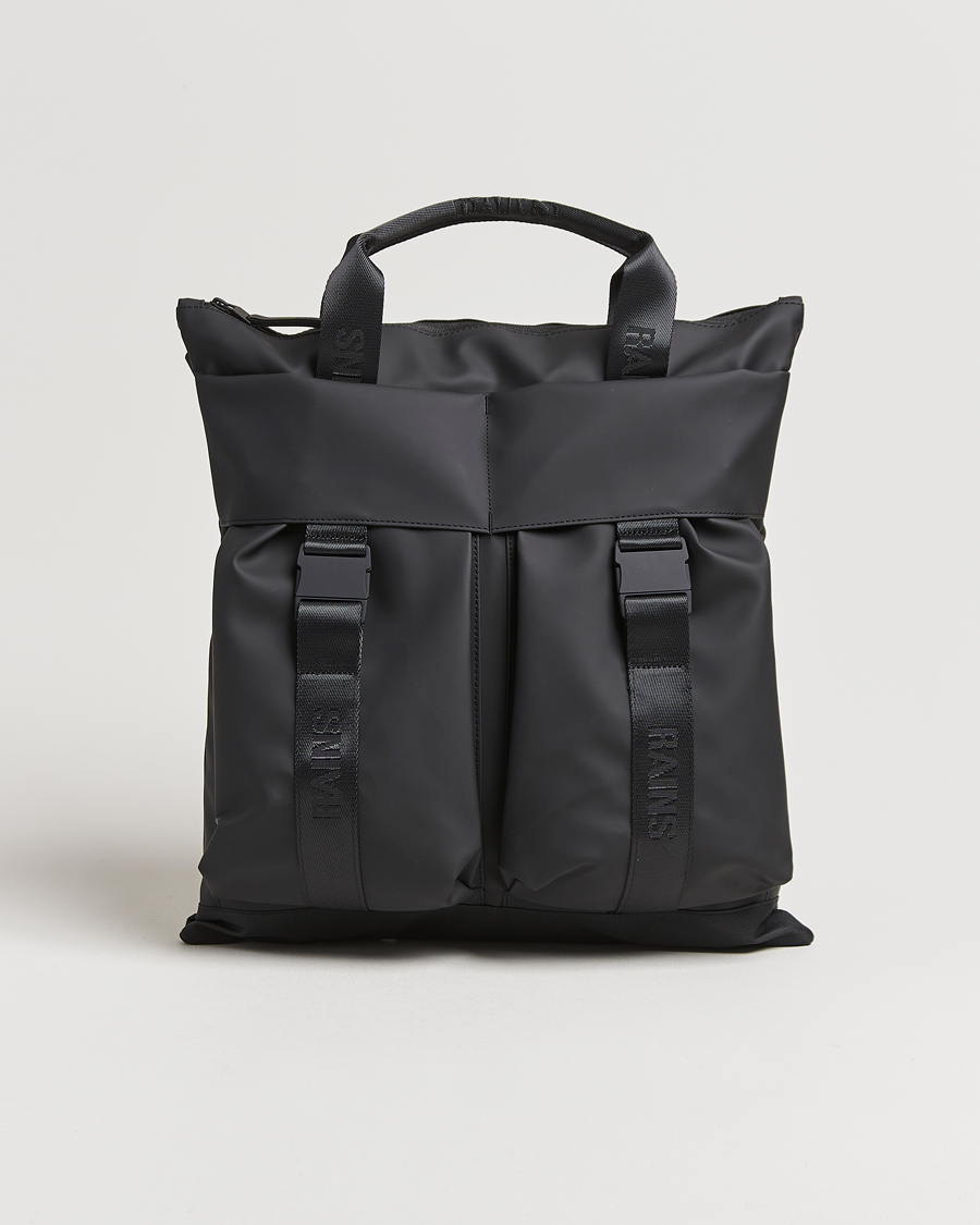 Homme | RAINS Trail Tote Bag Black | RAINS | Trail Tote Bag Black