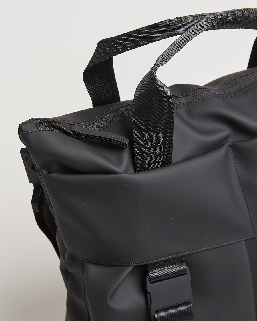 Homme | RAINS Trail Tote Bag Black | RAINS | Trail Tote Bag Black
