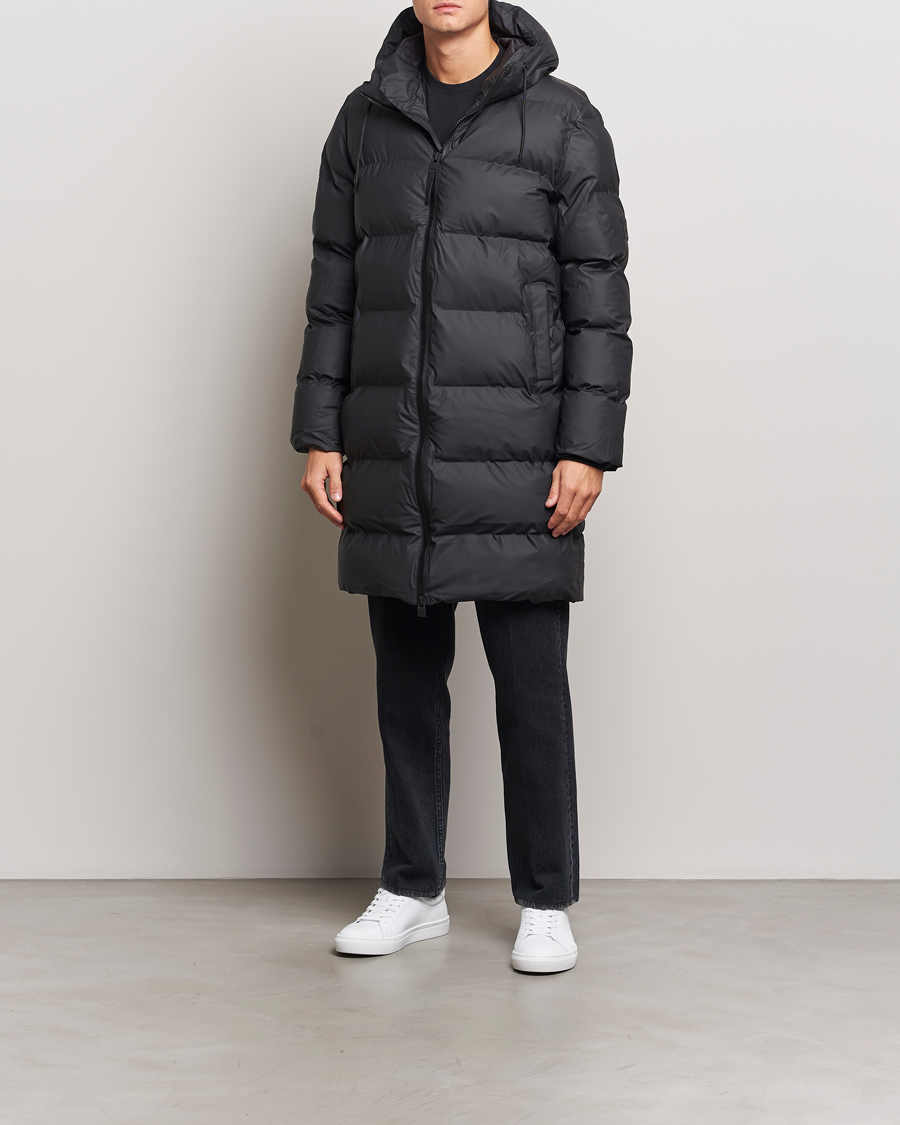 Homme | Manteaux Et Vestes | RAINS | Alta Long Puffer Parka Black