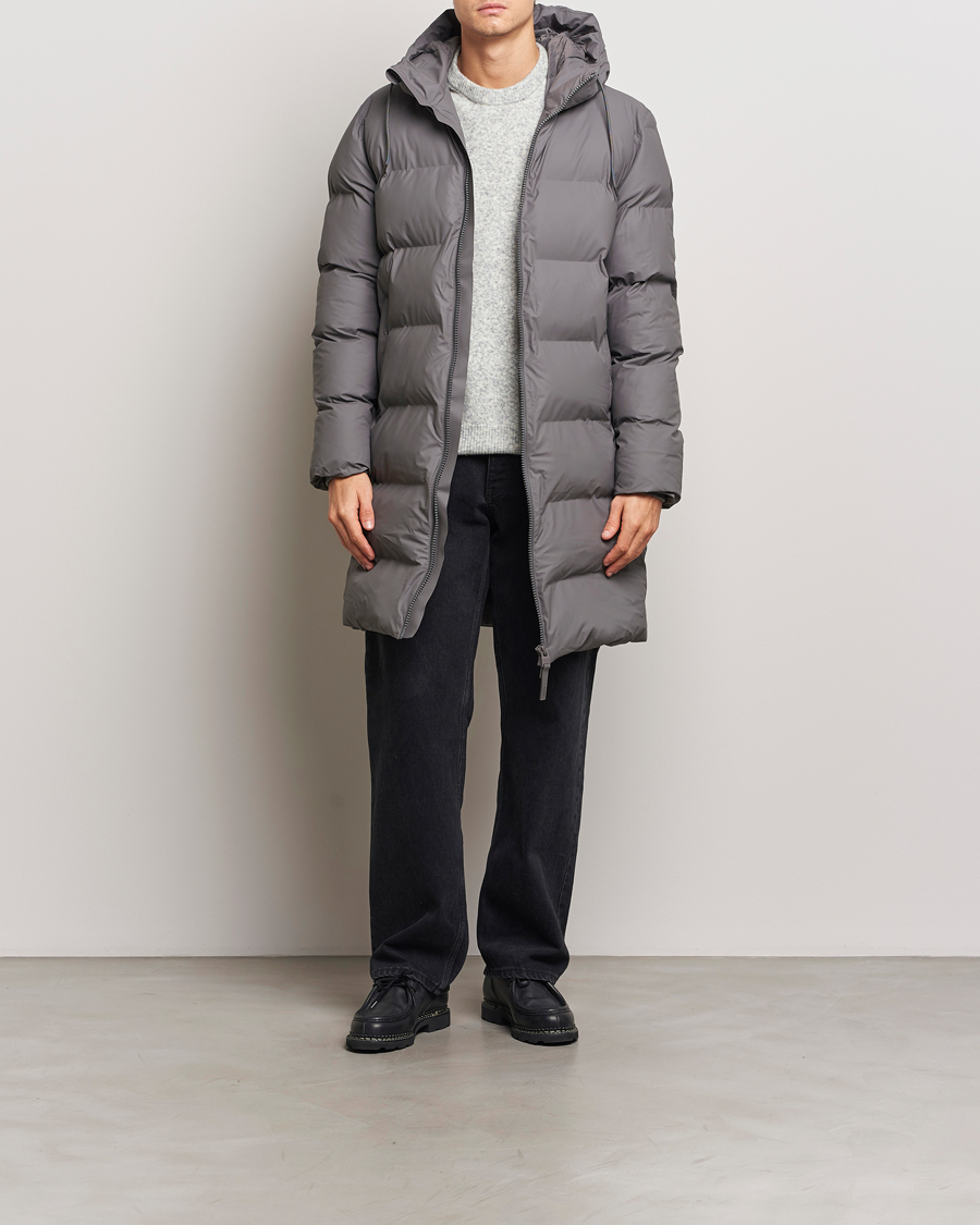 Homme | Manteaux Et Vestes | RAINS | Alta Long Puffer Parka Grey