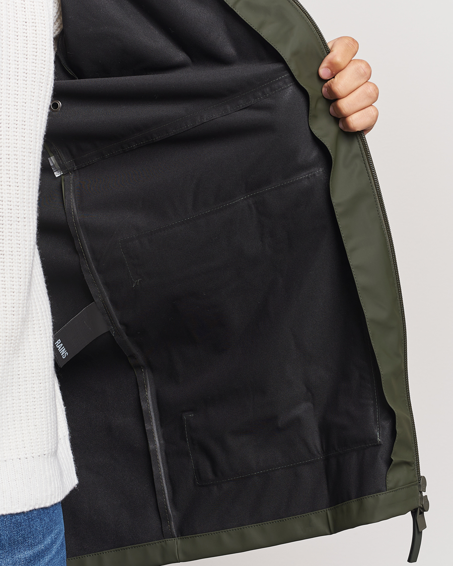 Homme | Manteaux Et Vestes | RAINS | Cargo Long Jacket Green