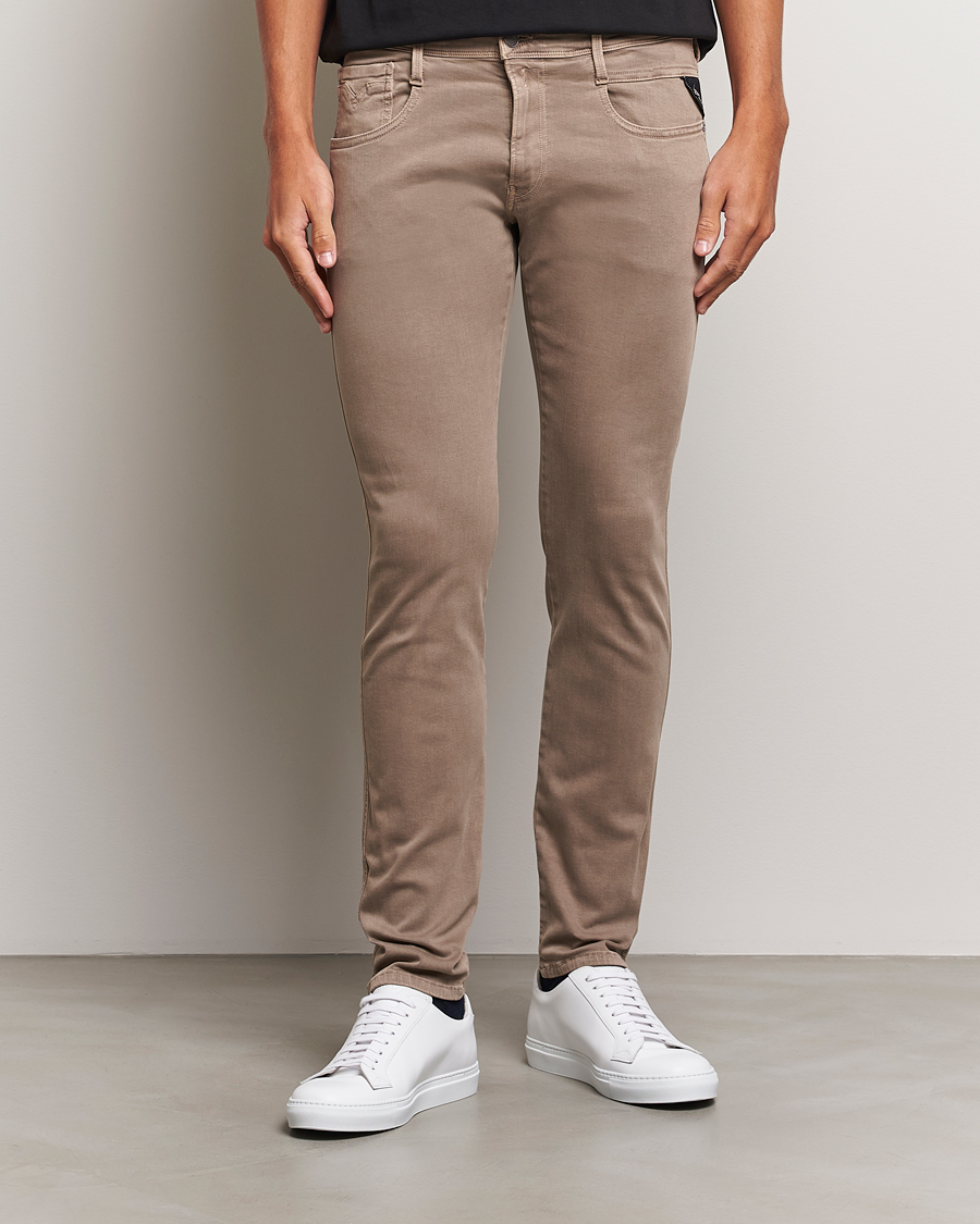Homme | Pantalons | Replay | Anbass Hyperflex X.Lite 5-Pocket Pants Sand