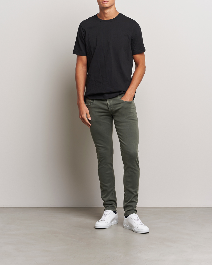 Homme | Pantalons | Replay | Anbass Hyperflex X.Lite 5-Pocket Pants Dark Green
