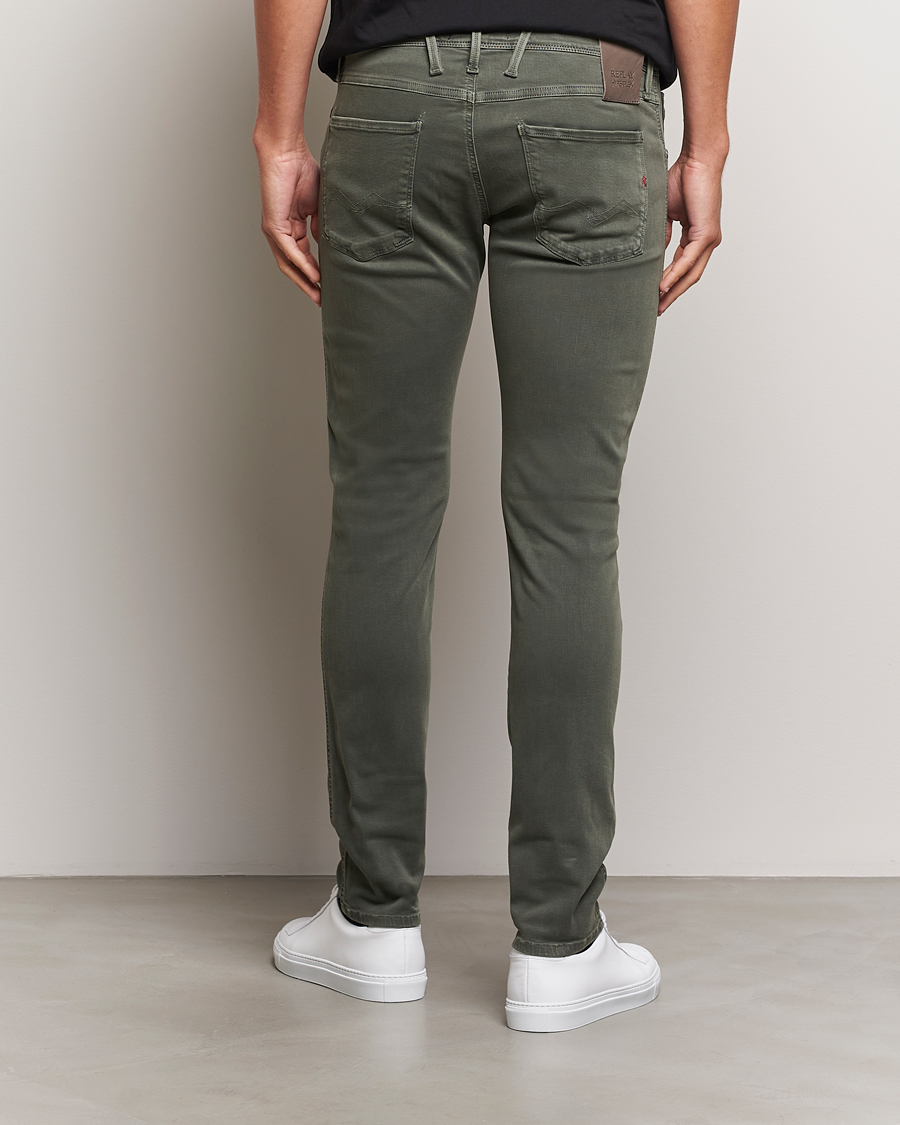 Homme | Pantalons | Replay | Anbass Hyperflex X.Lite 5-Pocket Pants Dark Green