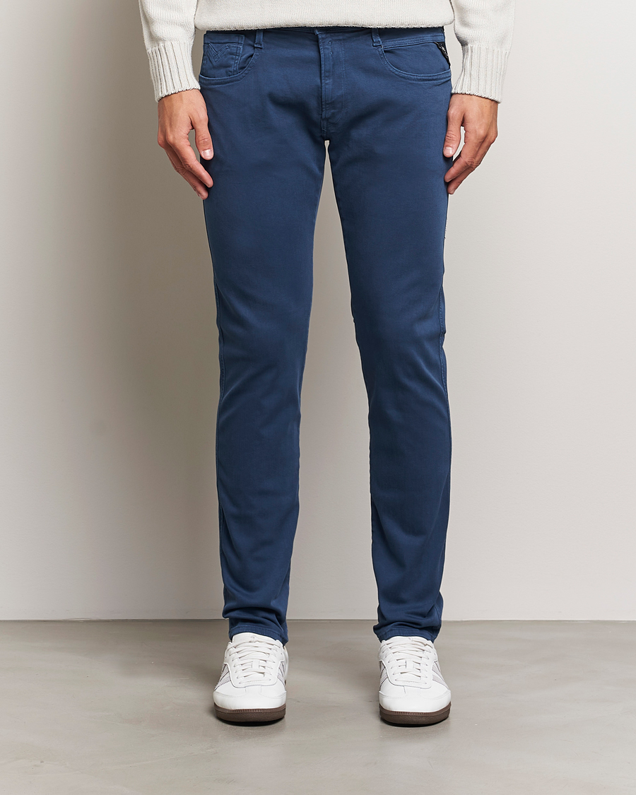 Homme | Pantalons | Replay | Anbass Hyperflex X.Lite 5-Pocket Pants Faded Blue