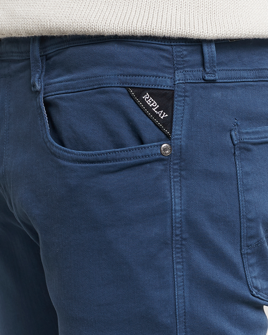 Homme | Pantalons | Replay | Anbass Hyperflex X.Lite 5-Pocket Pants Faded Blue