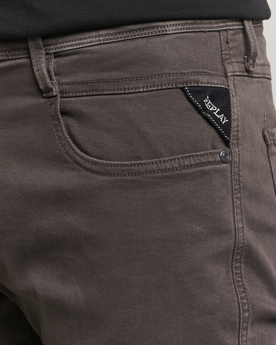 Homme | Pantalons | Replay | Anbass Hyperflex X.Lite 5-Pocket Pants Wood Grey