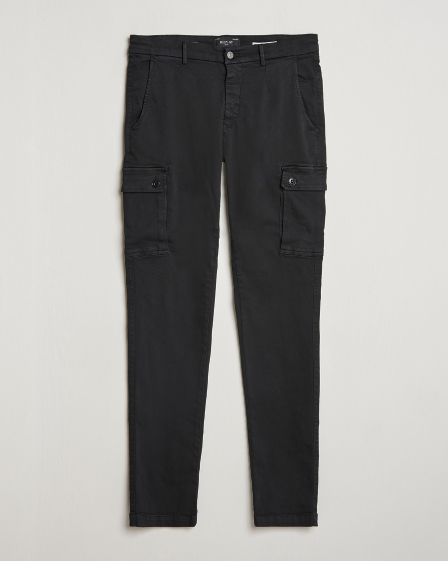 Homme | Pantalons | Replay | Jaan Hyperflex Cargo Pants Black
