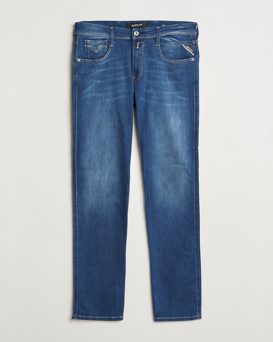 Homme | Jeans | Replay | Anbass Powerstretch Jeans Medium Blue