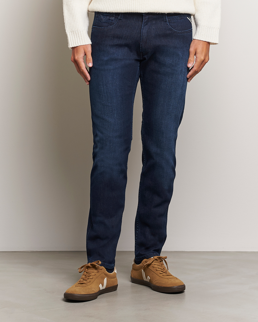 Homme | Jeans | Replay | Anbass Powerstretch Jeans Dark Indigo