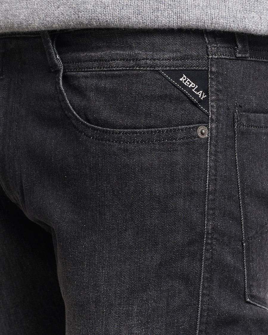 Homme | Jeans | Replay | Anbass Powerstretch Jeans Washed Black