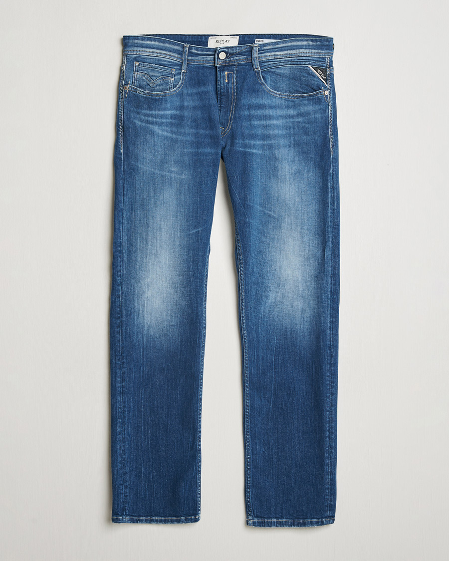 Homme | Jeans | Replay | Rocco Tapered Stretch Jeans Medium Blue