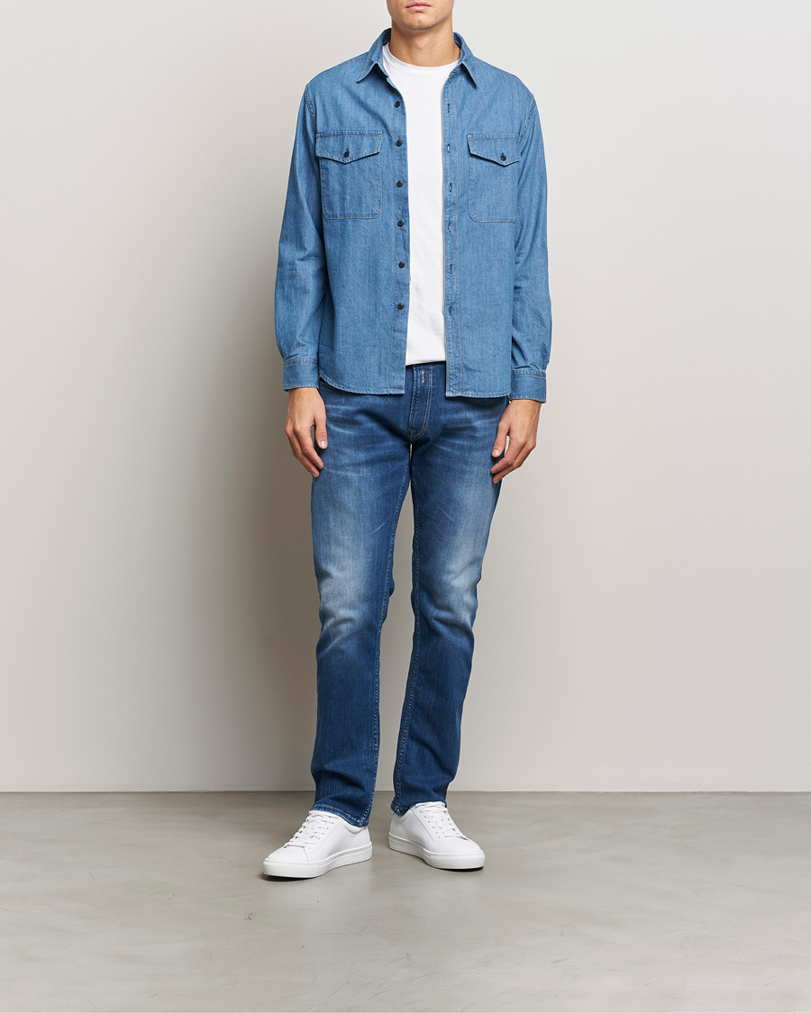 Homme | Jeans | Replay | Rocco Tapered Stretch Jeans Medium Blue