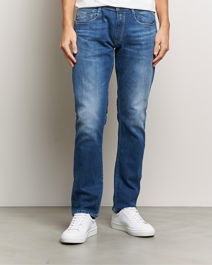 Homme | Jeans | Replay | Rocco Tapered Stretch Jeans Medium Blue