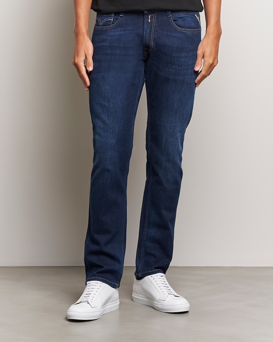 Homme | Jeans | Replay | Rocco Tapered Stretch Jeans Dark Blue
