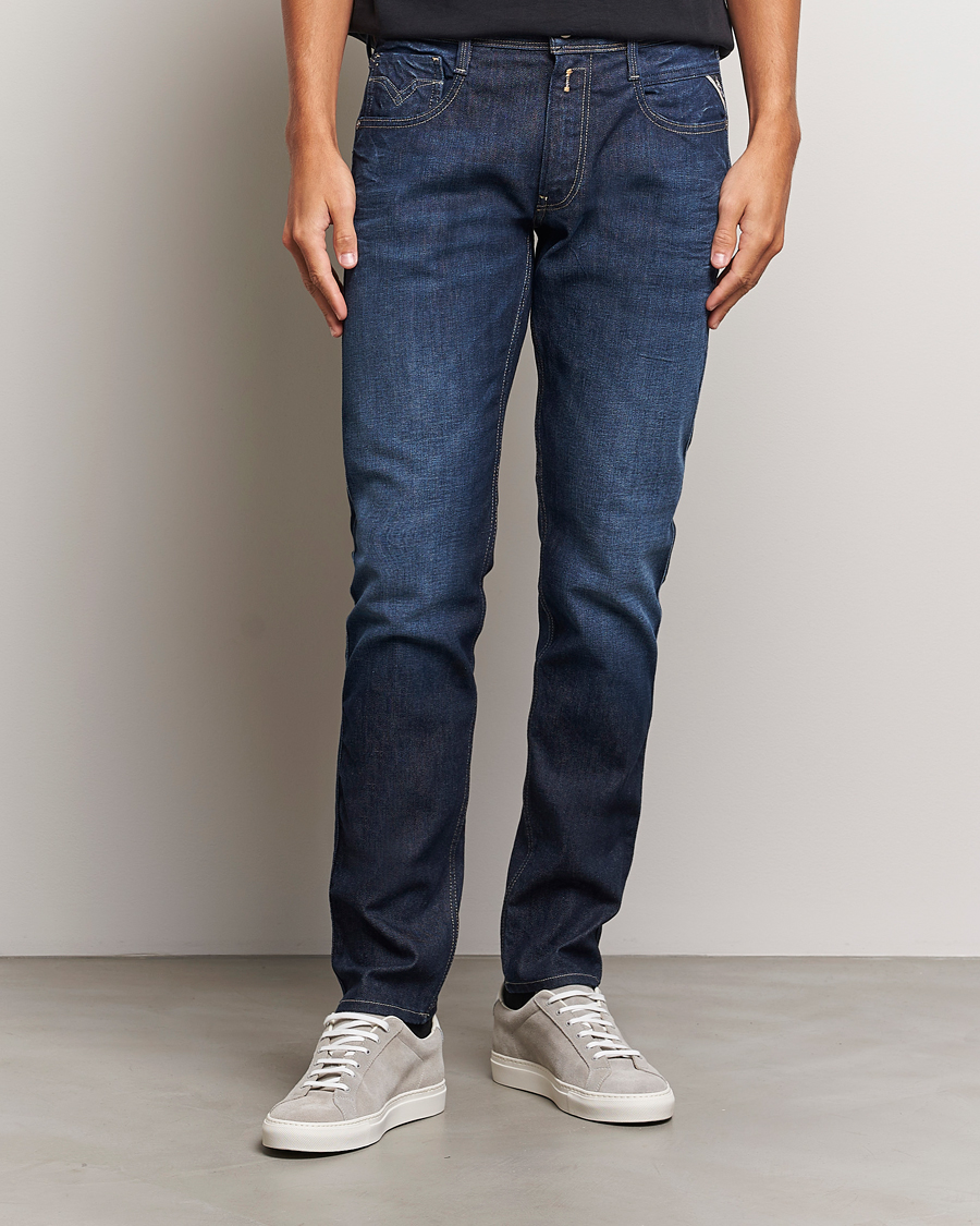 Homme | Jeans | Replay | Anbass Super Stretch Bio Jeans Dark Blue