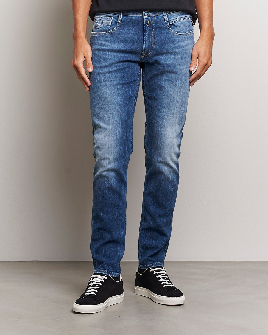 Homme | Jeans | Replay | Anbass Super Stretch Bio Jeans Medium Blue