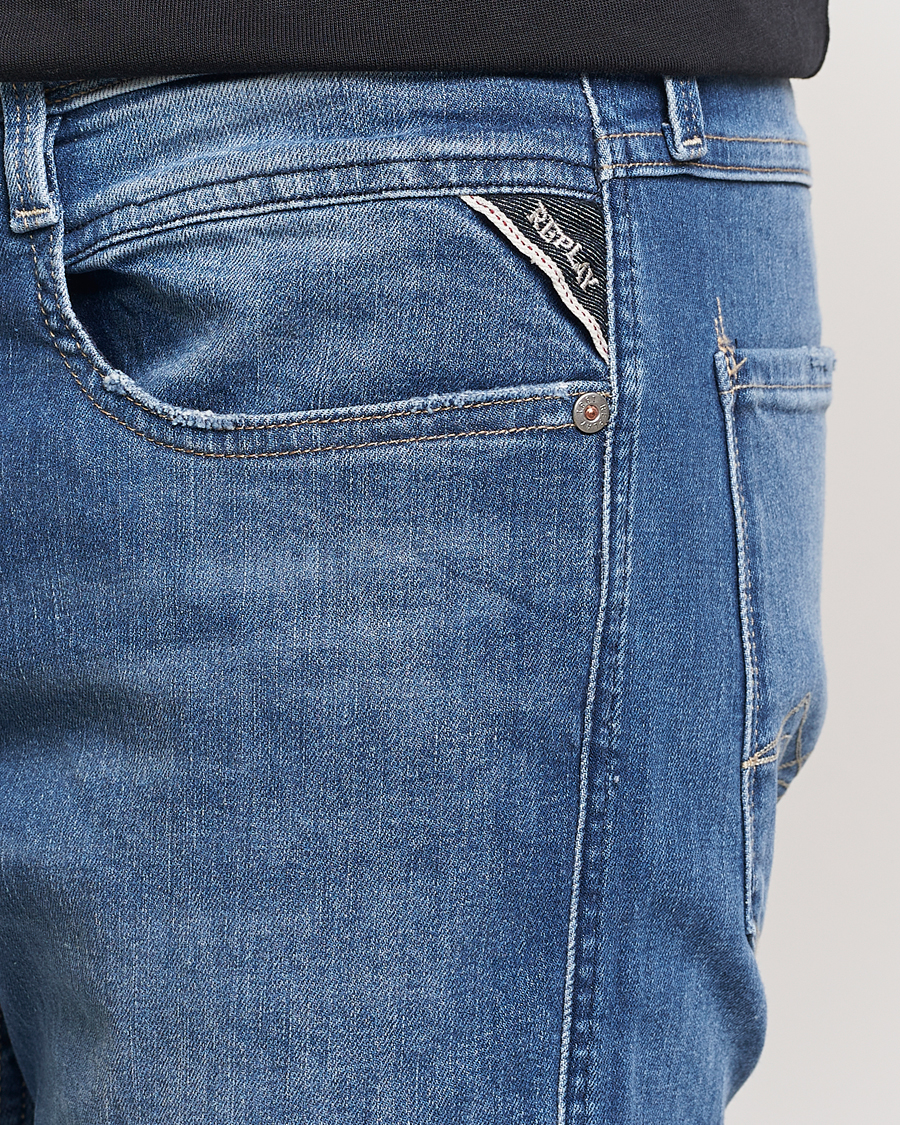 Homme | Jeans | Replay | Anbass Super Stretch Bio Jeans Medium Blue
