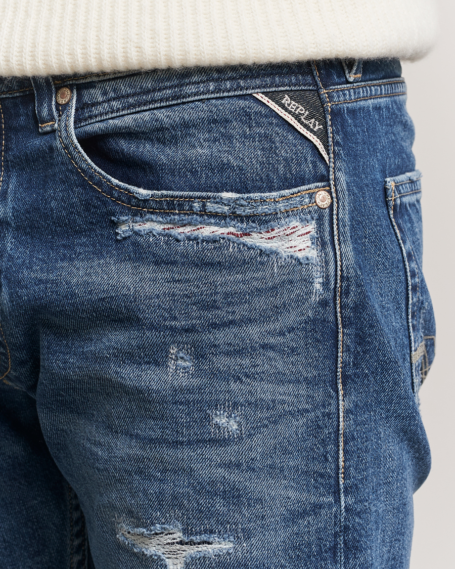Homme | Jeans | Replay | Grover Original Jeans Medium Blue