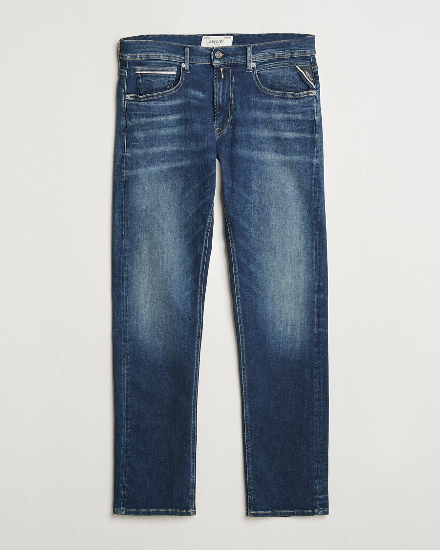 Homme | Jeans | Replay | Grover Hyperflex Dust Jeans Dark Blue