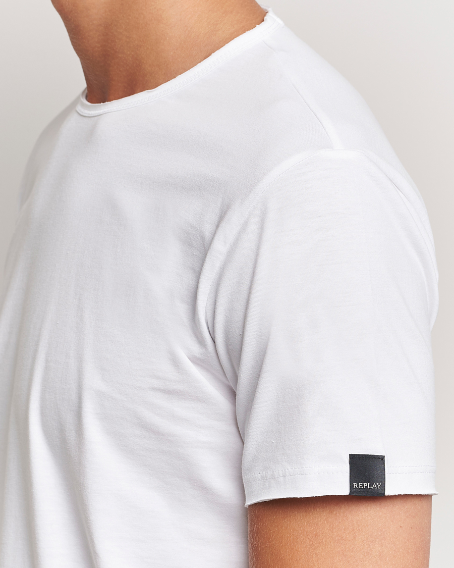Homme | T-shirts | Replay | Crew Neck T-Shirt White