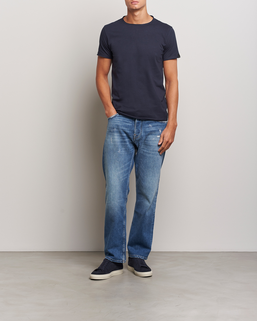 Homme | T-shirts | Replay | Crew Neck T-Shirt Night Blue