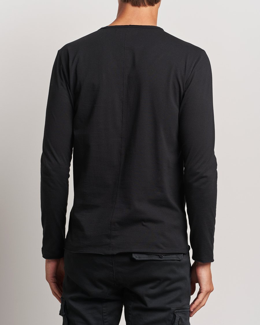 Homme | T-shirts | Replay | Crew Neck Long Sleeve T-Shirt Black
