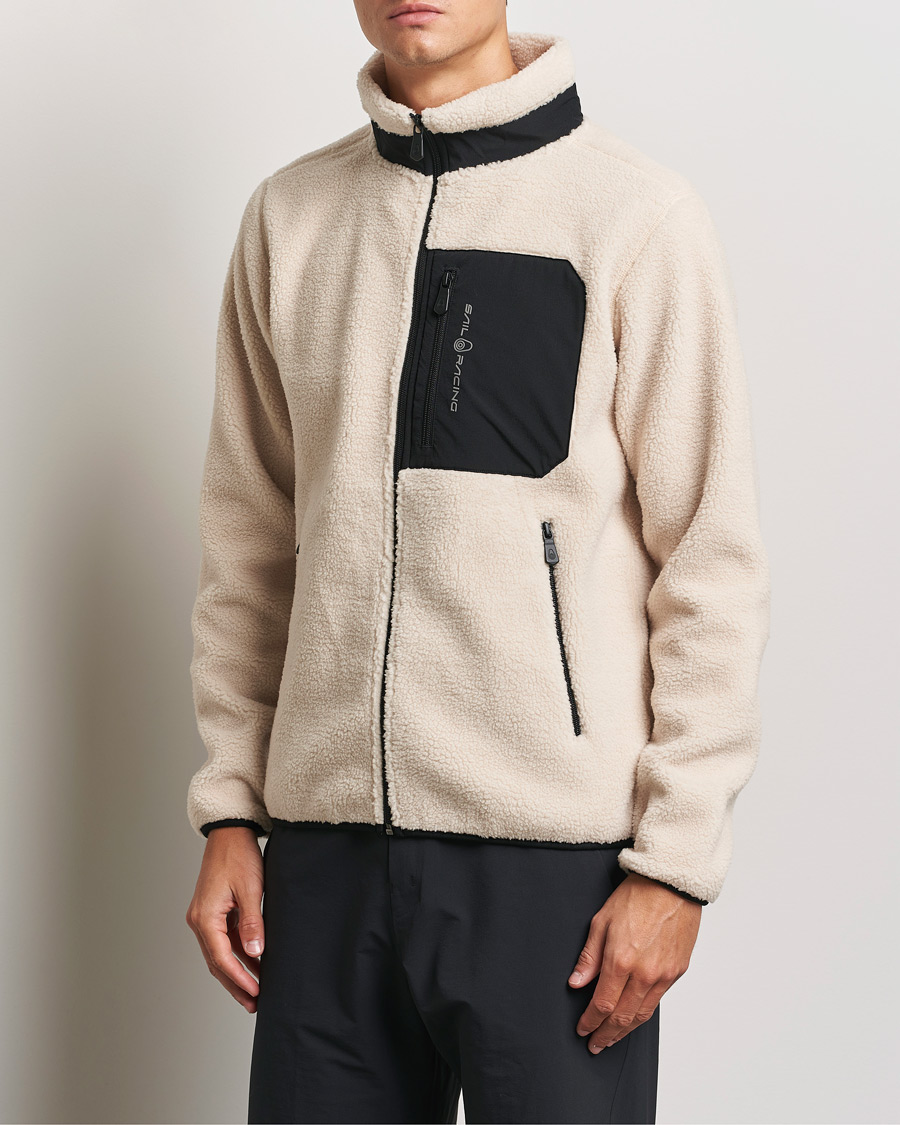 Homme | Pulls Et Tricots | Sail Racing | Bowman Pile Full Zip Ivory