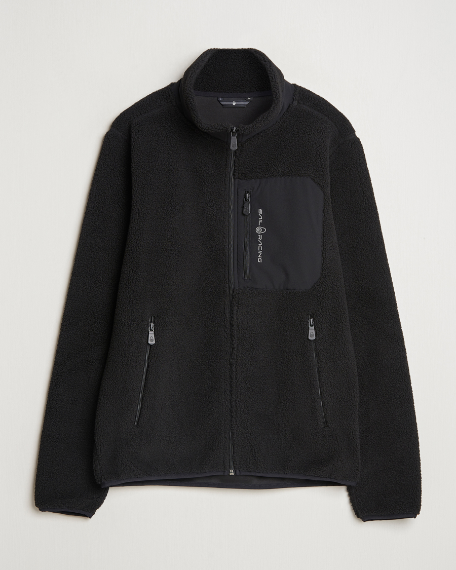 Homme | Pulls Et Tricots | Sail Racing | Bowman Pile Full Zip Carbon
