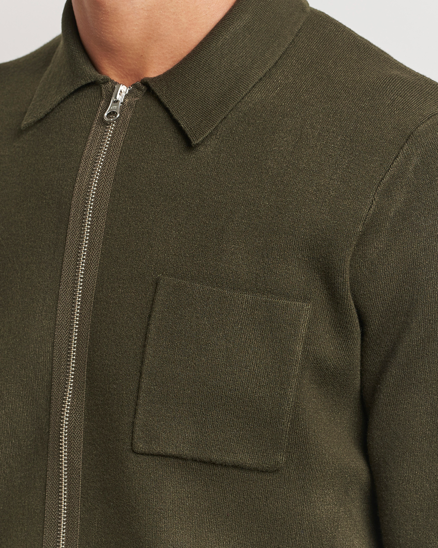 Homme | Pulls Et Tricots | Samsøe Samsøe | Guna Full Zip Forest Night