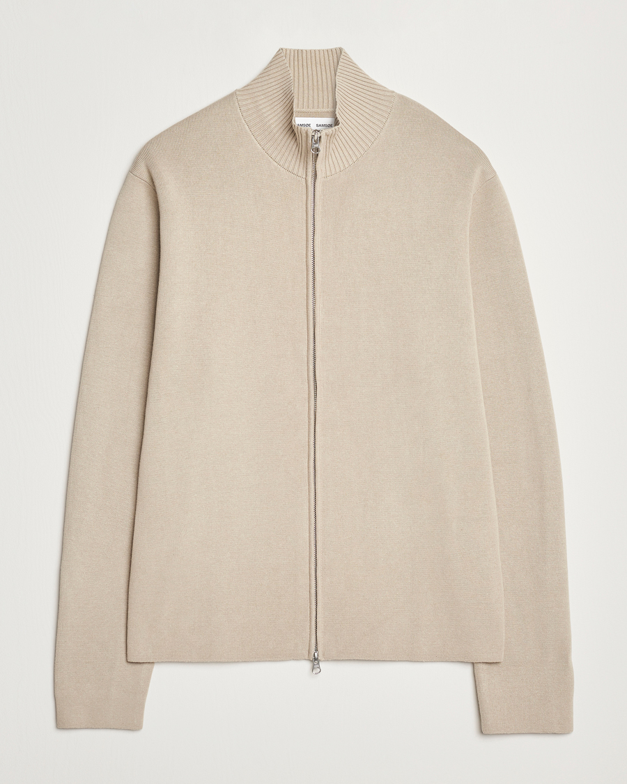 Homme | Pulls Et Tricots | Samsøe Samsøe | Niklas Full Zip Abbey Stone