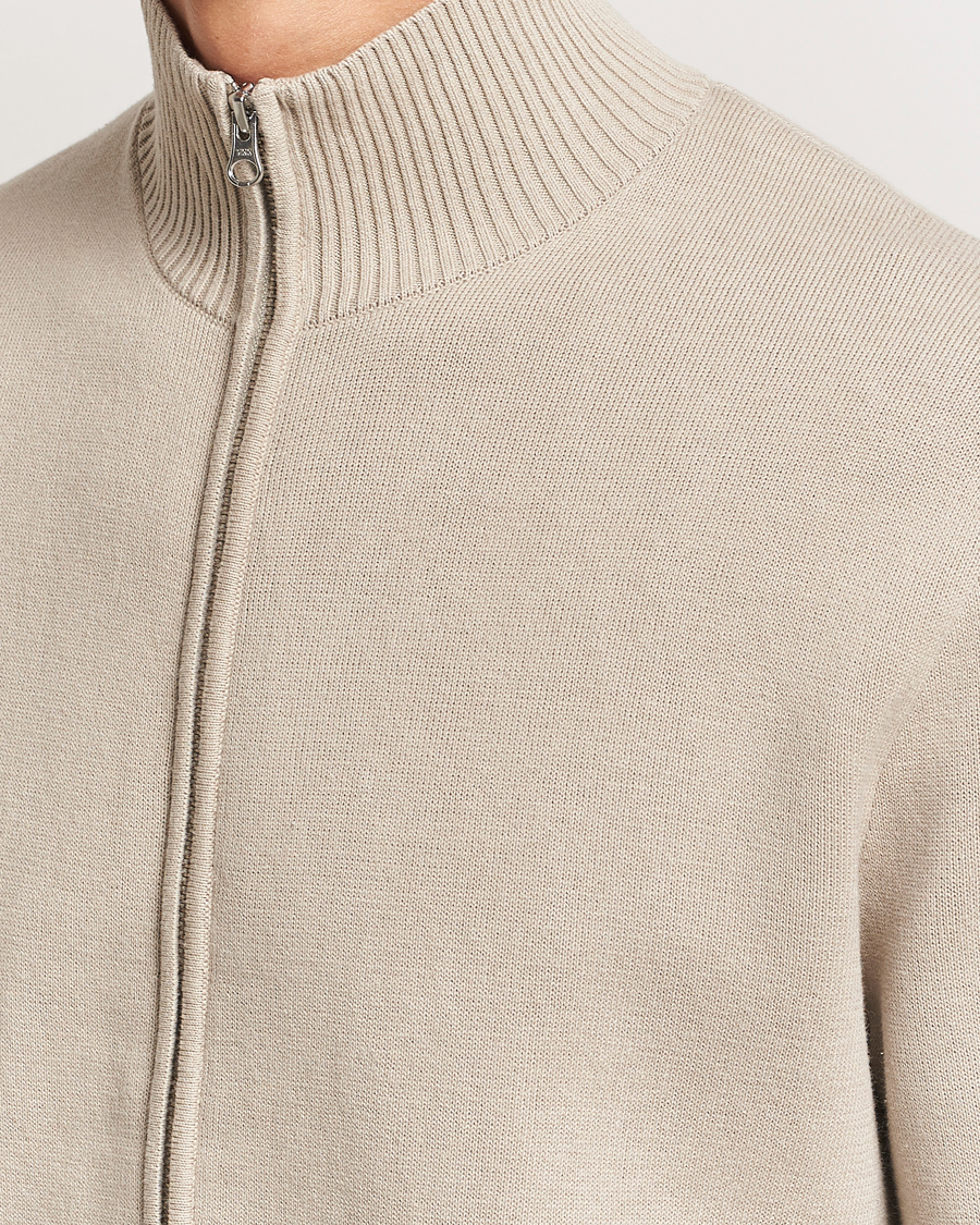 Homme | Pulls Et Tricots | Samsøe Samsøe | Niklas Full Zip Abbey Stone