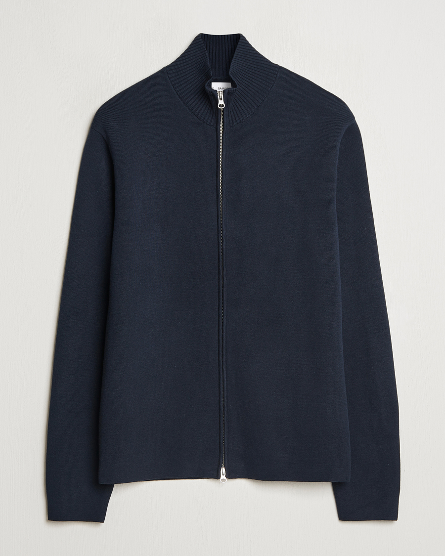 Homme | Pulls Et Tricots | Samsøe Samsøe | Niklas Full Zip Salute Navy