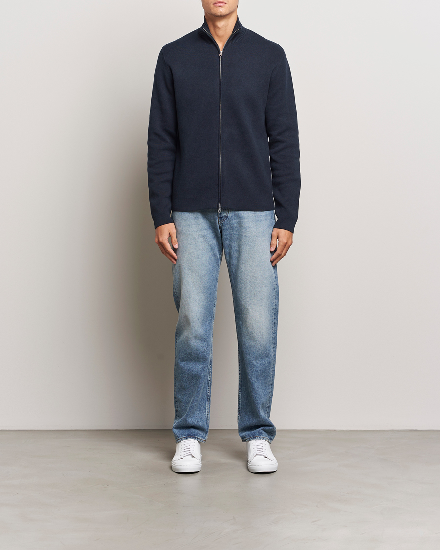 Homme | Pulls Et Tricots | Samsøe Samsøe | Niklas Full Zip Salute Navy