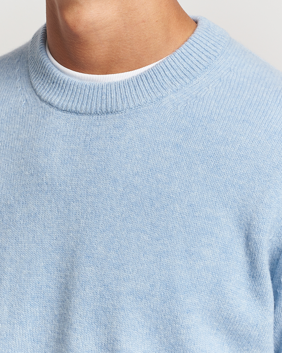 Homme | Pulls Et Tricots | Samsøe Samsøe | Isak Knitted Crew Neck Subdued Blue