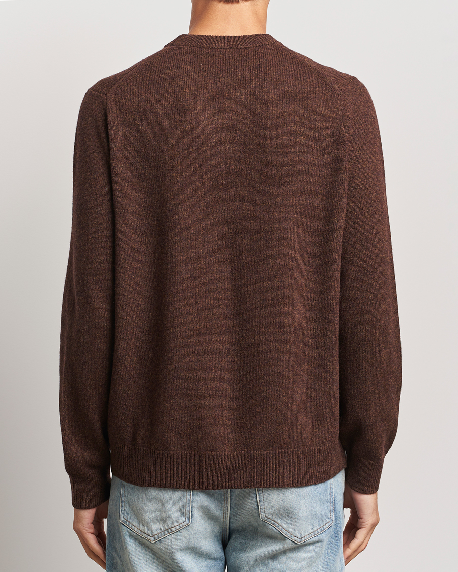 Homme | Pulls Et Tricots | Samsøe Samsøe | Isak Knitted Crew Neck Chocolate Brown