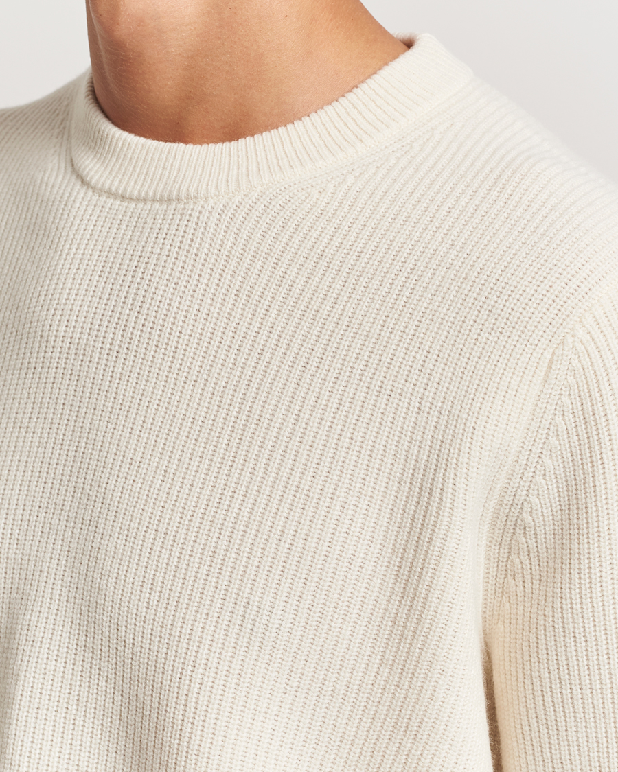 Homme | Pulls Et Tricots | Samsøe Samsøe | Isaks Knitted Crew Neck Clear Cream